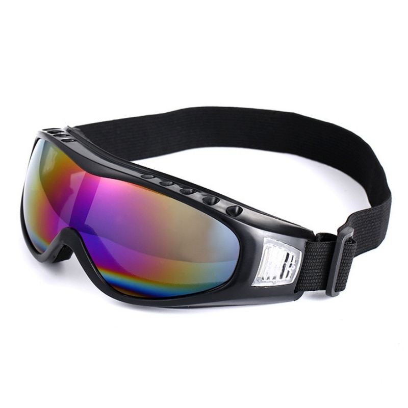 실용적인 야외 승마 달리기 보호 안경, 다기능 눈부심 방지 UV 보호 스키 스노우 보드 스포츠 안전 고글